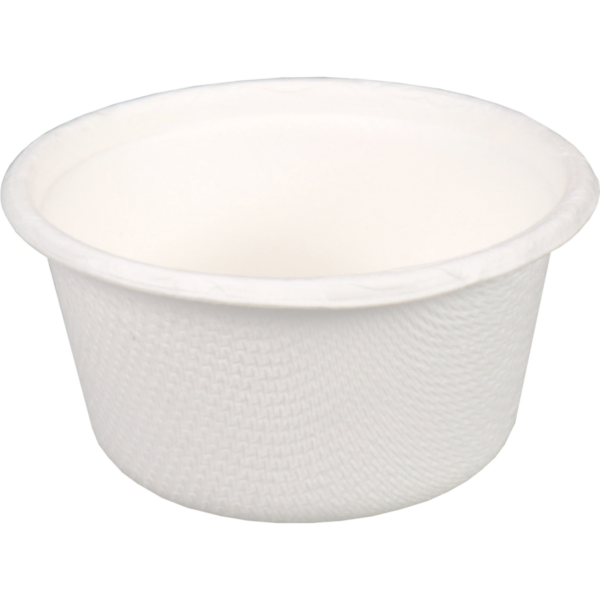 Depa Schaal Sausbakje Bagasse Suikerrietpulp 55ml Wit 50 stuks