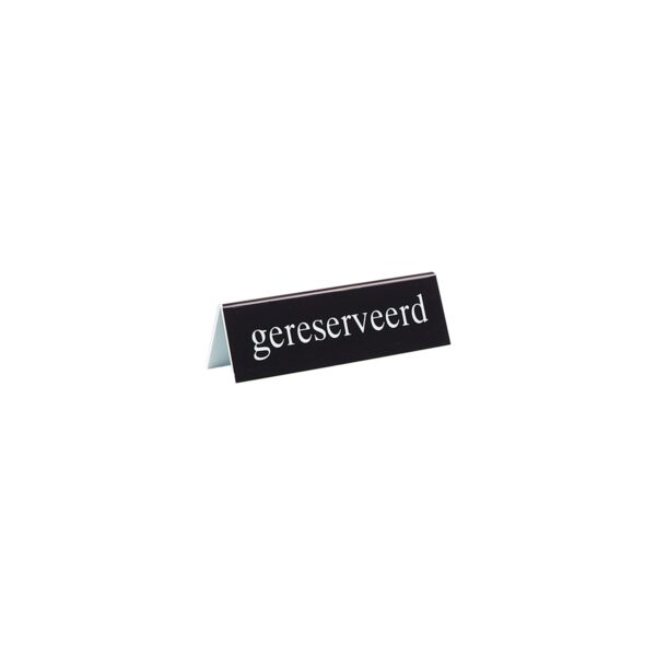 Bordje Gereserveerd 13x4cm