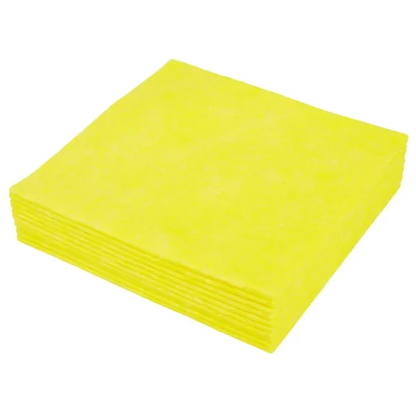 Werk Sopdoeken Geel 140gr/m2 A-kwaliteit 38x40cm 200 stuks