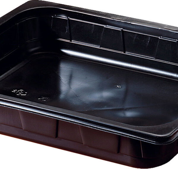Duni Tray Polyprop 1/2 GN 325x265x80 Zwart 96 stuks