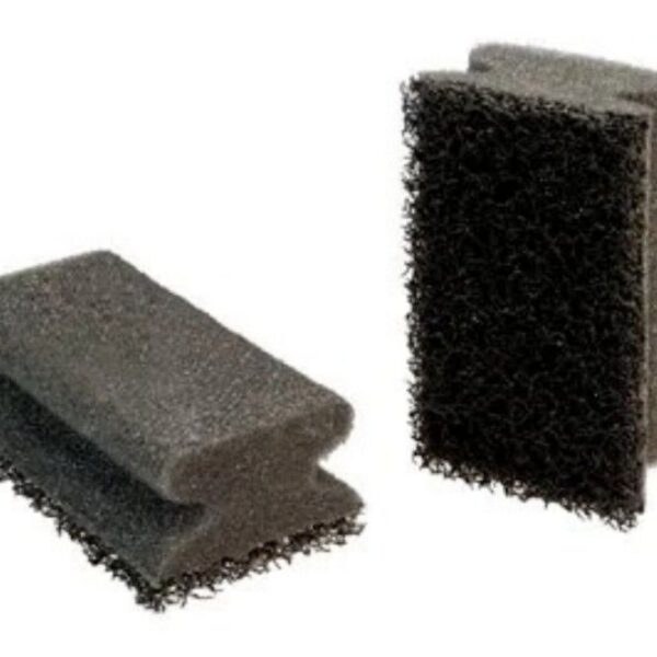 SCOTCH-BRITE Schuurpads NS2030 Zwart 70mm x 130mm 6 stuks